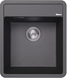 Florentina Мойка кухонная Пьемонт 440 черная – фотография-1