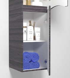 Водолей Пенал подвесной Адель 35 R палисандр – фотография-4