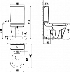 Creavit Унитаз Antik AN360 – фотография-2