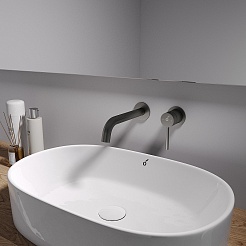 Oliveeka Смеситель для раковины Y OL-88869017-BGM матовый оружейный металл – фотография-2