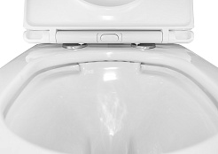 Azario Унитаз подвесной Uno AZ-2380 безободковый белый – фотография-15