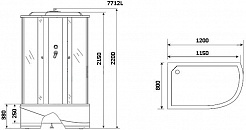 Niagara Душевая кабина 7712W L – фотография-3