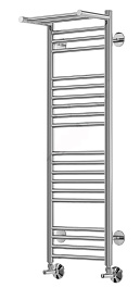 Terminus Полотенцесушитель водяной Аврора с полкой П20 300х1010 – фотография-1