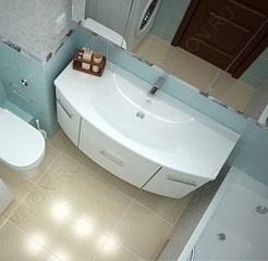 Aquanet Мебель для ванной "Тренто 120" венге  (161096) – фотография-2