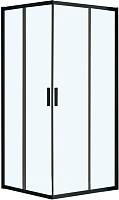 Vincea Душевой уголок Garda 100x80 VSS-1G8010CLB профиль черный стекло прозрачное