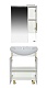 Misty Мебель для ванной Престиж 60 R белая/золотая патина – картинка-19