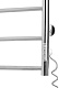 Domoterm Полотенцесушитель электрический Аврора DMT 109-8 50x90 EKTD R хром – картинка-7