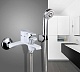 Frap Смеситель для ванны с душем H41 F3241 белый/хром – фотография-6