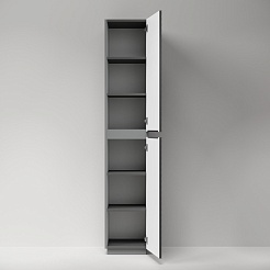 Sancos Шкаф пенал Folk Floor 35 темный серый матовый (grey soft) – фотография-6