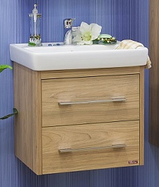 Sanflor Тумба для умывальника Ларго 2 60 вяз швейцарский – фотография-1