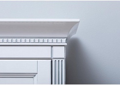 Aquanet Комплект мебели Селена 105 (3 ящика, 2 дверцы), белая/патина серебро – фотография-4