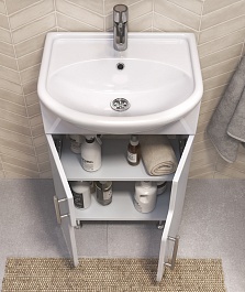 Vigo Тумба под раковину Grand 45 белая – фотография-5