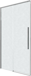 Grossman Душевая дверь в нишу Galaxy 140x195 профиль хром стекло шиншилла – фотография-2