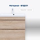 Aquanet Тумба под раковину Нота New 60 дуб светлый – фотография-9