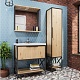 Mixline Мебель для ванной Бруклин 80 дуб бунратти – фотография-12