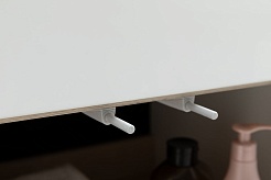 Aquanet Тумба под раковину Ирис New 60 подвесная белая глянцевая – фотография-13