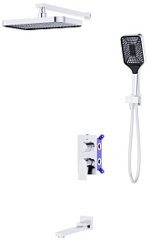 BelBagno Душевая система Due DUE-VDSET-CRM хром – фотография-1