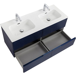 Cezares Тумба под раковину Duet-N 120 с 4 ящиками подвесная sapfiro – фотография-7