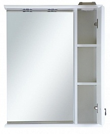 Misty Зеркало-шкаф для ванной Лувр 85 R белый – фотография-5