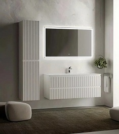 Sancos Тумба с раковиной Snob R 120 bianco раковина Grace 121 CN7017 – фотография-4