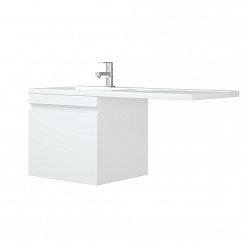 Corozo Мебель для ванной Альтаир 120 L подвесная – фотография-5