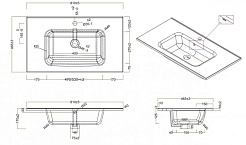 BelBagno Тумба с раковиной KRAFT 800 Rovere Nebrasca Nature – фотография-5