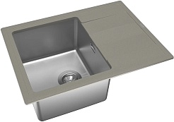 Florentina Мойка кухонная Комби 650 грей – фотография-2