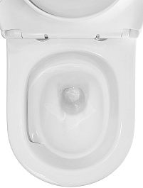 Azario Унитаз подвесной Lander AZ-2802E безободковый белый – фотография-13