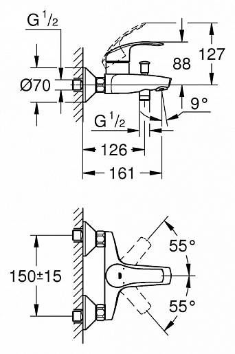 Grohe Смеситель "Eurosmart 33300002" – фотография-2