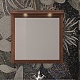 Opadiris Зеркало для ванной Мираж 80 с козырьком, орех – фотография-12