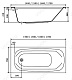 Vidima Акриловая ванна "Сириус" 170 см – фотография-4