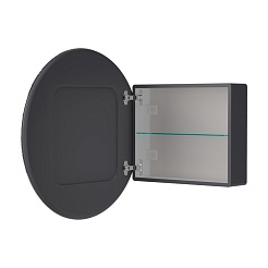 Equil Зеркальный шкаф Smile D70 графит софт – фотография-3