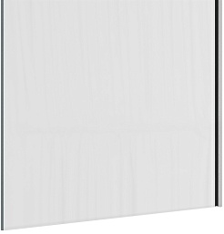 Teymi Шторка на ванну Timo 70x140 профиль хром стекло прозрачное – фотография-4