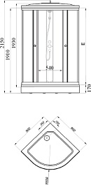 Triton Душевая кабина Стандарт А ДН4 90/90 Щ0000027237 – фотография-3
