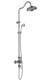 Aquatek Душевая стойка Классик AQ2563CR хром – фотография-1