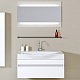 Aqwella Мебель для ванной Бергамо 100 подвесная белая – картинка-10