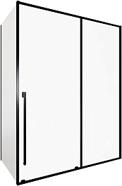 Allen Brau Душевой уголок Fantasy 160x80 3.11010.31/3.11012.31 чёрный матовый – фотография-1