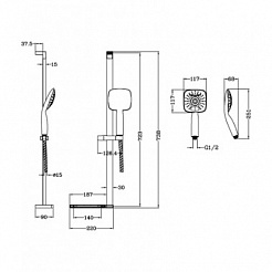 Lemark Душевой гарнитур LM8130C – фотография-2