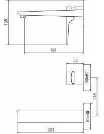 Mixline Смеситель 35k ML42-082 "Pure" встраиваемый хром – фотография-3