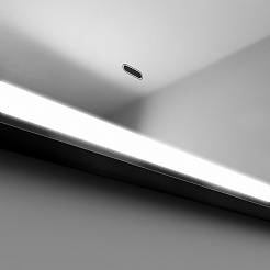 Teymi Зеркало Helmi Black Edition 60/80 LED сенсор на взмах T20303IR – фотография-3