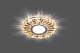 Feron Светильник встраиваемый CD901 с LED-подсветкой, прозрачный/коричневый – фотография-4