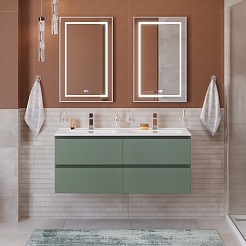 BelBagno Тумба под раковину Kraft 120-2 подвесная Еловый матовый – фотография-8