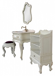 Demax Мебель для ванной "Флоренция 120" перламутр (171636) – фотография-7