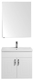 Aquanet Мебель для ванной Рондо 70 белый (дверцы) камерино – фотография-1