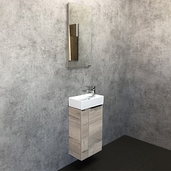 Comforty Тумба с раковиной Асти 40 дуб дымчатый – фотография-5