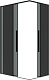 Grossman  Душевой уголок Galaxy 110x100x195 профиль черный матовый стекло тонированное – фотография-13