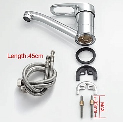 Frap Смеситель для кухни H04 F4504 хром – фотография-2