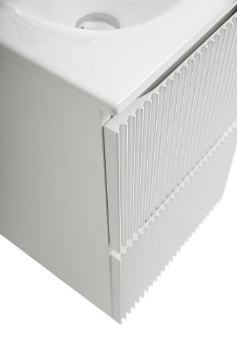 BelBagno Тумба с раковиной Uno mini 40 подвесная Bianco Opaco с раковиной BB-8099-3-40 – фотография-10
