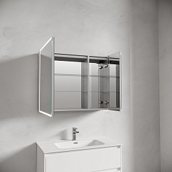 Sancos Зеркало-шкаф Evoke 90 с LED подсветкой SC8090 – фотография-5