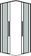 Grossman  Душевой уголок Galaxy 90x90x195 профиль черный матовый стекло прозрачное – фотография-13